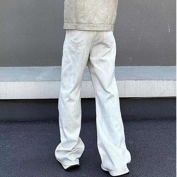美式高街vibe风宽松直筒牛仔裤男高级感阔腿拖地长裤WN60233-p48,男装牛仔裤,星座1008