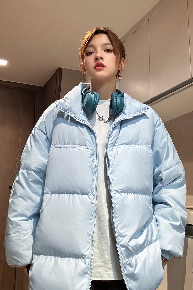 90羽绒服冬季加厚保暖立领短款宽松白鸭绒外套A436-0021-P180,男装羽绒服,电商A436
