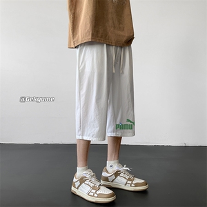 冰丝七分裤男大码速干短裤男五分裤 QK72227-P25图片