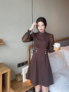 显瘦连衣裙,女装连衣裙,布萱