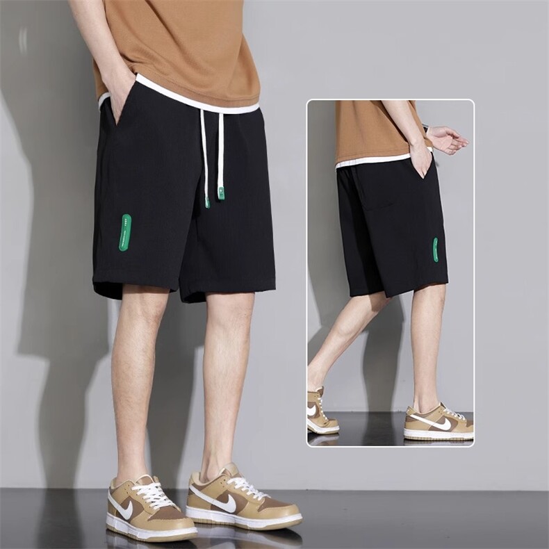 夏季时尚休闲短裤冰丝短裤透气凉爽舒适DK3309p38,男装牛仔裤,星座1013