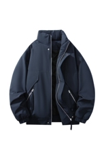 自家图有视频加棉加厚潮牌防风防寒保暖立领外套棉服M2571p85，男装棉衣，电商D315
