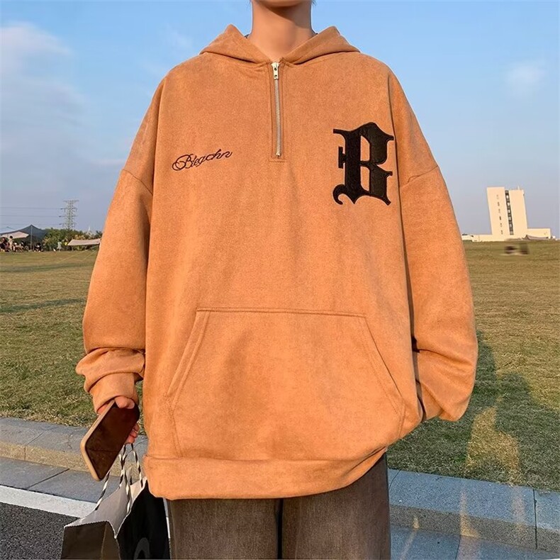男2023年秋季新款刺绣卫衣长袖外套上衣YW09P50,男装卫衣,星座1116-2