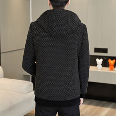 新款冬季加棉加厚高品质毛呢外套大衣连帽修身D51P155控238，男装毛呢大衣，电商B226-2（原B217-2）