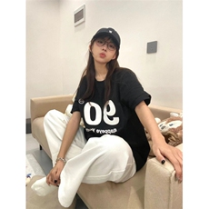 T0691-P25男女同款可搭情侣潮纯棉印花短袖，男装T恤，星座617A-2