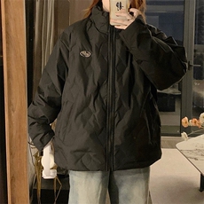 C920-P130压褶菱格羽绒棉服冬季oversize宽松保暖情侣棉衣外套，男装棉衣，星座911-2(原星座613-2）