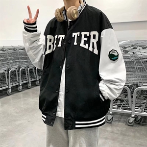 潮流夹克潮男春季棒球服F01P48图片