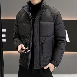 店主风轻奢英伦 白鸭绒羽绒服男冬季潮牌立领男士外套YR608-P140图片