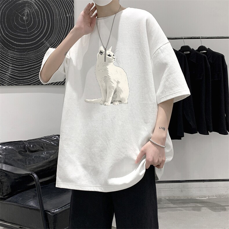 230g重磅纯棉短袖t恤男大码半袖半截袖 DX17407-P20图片