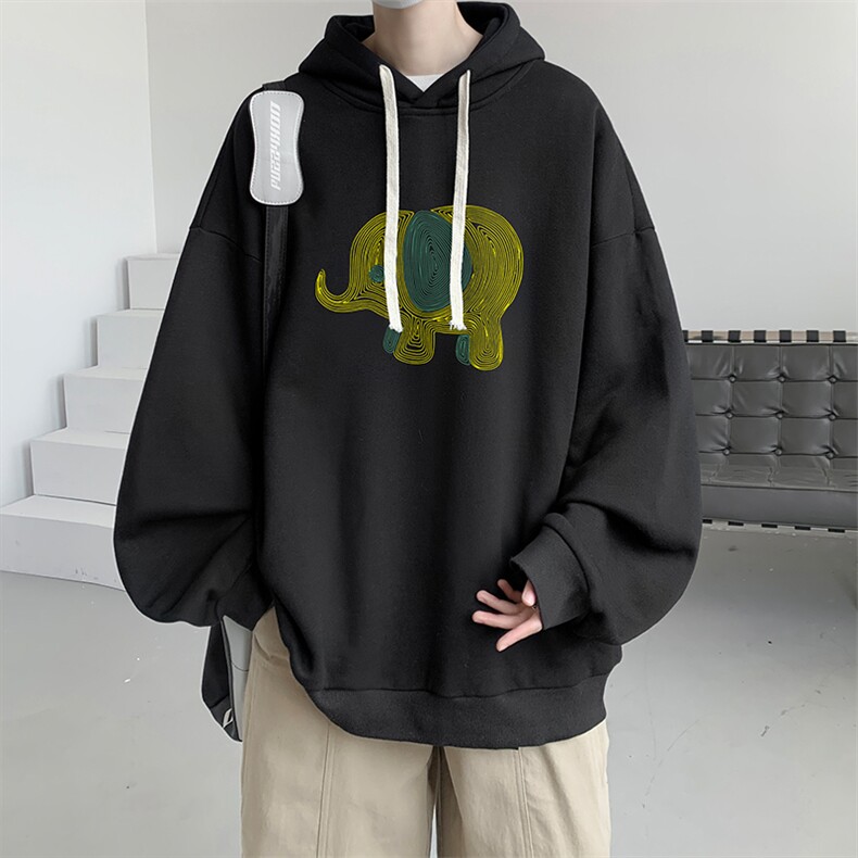 连帽卫衣男大码胖子帽衫大号运动服WY2441-P35,男装卫衣,电商A040