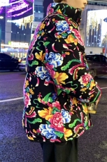 MY204东北新大花加厚保暖风特色棉衣外套棉服面包服男女棉袄，男装棉衣，星座115A(原星座507）