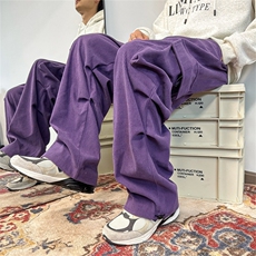 903-SK38-特P50【79】灯芯绒复合加厚工装裤降落伞裤！1，男装工装外套，星座903