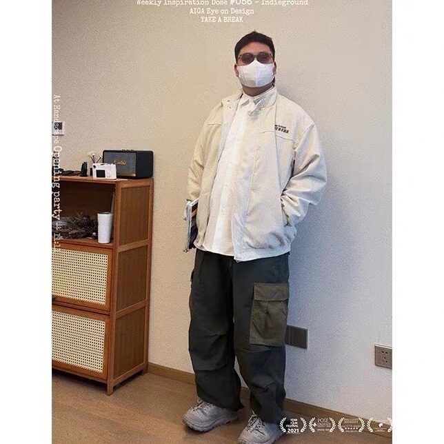 春秋季新款立领工装灯芯绒夹克男女宽松百搭休闲外套HHW21P85,男装夹克,星座1013-5