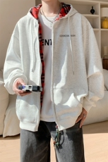 内景秋冬设计感小众连帽卫衣男潮休闲宽松外套WY00750/P55加绒P60，女装短外套，电商B316