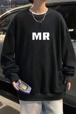 S6253-P28秋季圆领卫衣男大码韩版宽松长袖外套，男装卫衣，电商A040