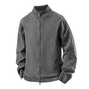 MK6951-CG-D P52半高领拉链针织衫外套男士百搭毛衣针织衫，男装针织衫/毛衣，星座510A-3