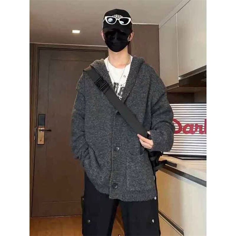 开衫毛衣百搭气质原宿日系流行ins潮流文艺时尚新款慵懒简约，男装针织衫/毛衣，星座516A