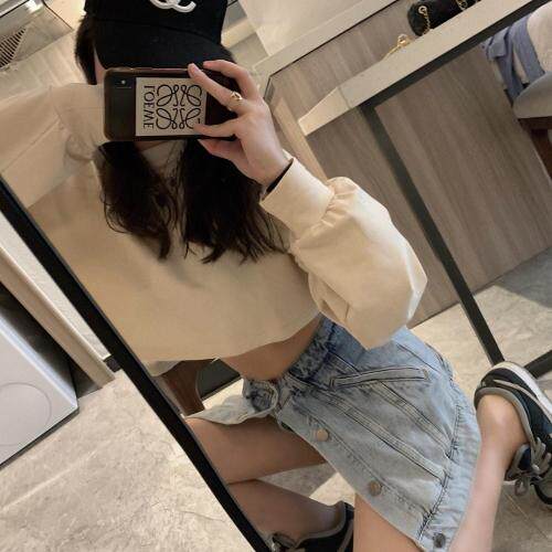 86128后背字母短卫衣，女装卫衣/绒衫，XTZ style