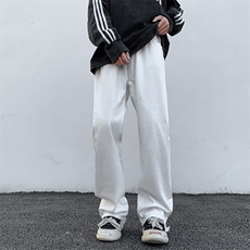 美式高街vibe风小众牛仔裤男ins潮牌痞帅宽松春季直筒裤61338-p43，男装牛仔裤，星座1008