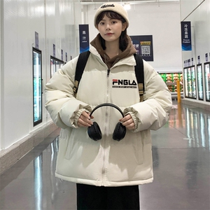 冬上新学生加棉加厚棉服潮中性风休闲立领棉衣外套男女 8802-P60图片