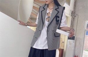 马甲,女装马夹,线象