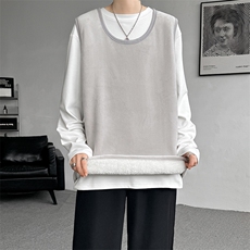8XL-M德绒羊羔绒背心男加绒加厚保暖内搭坎肩马甲打底衫BR001P30，男装背心/马甲，电商B312
