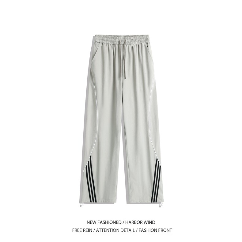 2025春季新款潮流条纹户外登山宽松休闲裤B315-K25608-特p35控68,男装休闲裤,电商B315