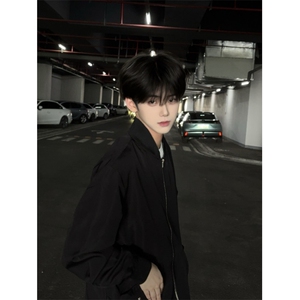【有货】cleanfit黑色外套男高级感痞帅飞行员夹克JH8820LL-P58图片