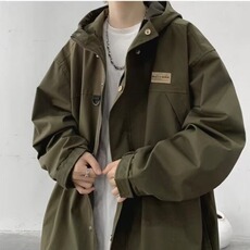连帽冲锋衣男女春秋冬潮牌外套潮流宽松休闲夹克JKZ101-P60，男装夹克，星座208-5