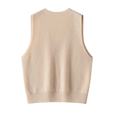 新款v领羊毛开衫女100羊毛2025春秋打底宽松针织衫羊绒毛衣外套，女装马甲，兴泰羊绒