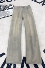 B221美式ins高街暗黑百搭宽松直筒牛仔裤LK25599-特P38控68，男装牛仔裤，电商B221