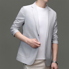 CR25123天丝莱赛尔休闲单西西装外套，男装西服，钱塘207-1