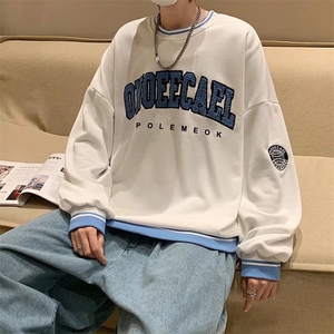 男春季新款卫衣仿棉毛巾绣卫衣W38P33图片