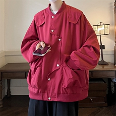 错位门禁飞行员夹克男外套男棒球衣服XH26-P70，男装夹克，电商B367