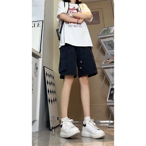 特批25 夏季高级户外百搭机能短裤男锦纶97% 其他3%图片