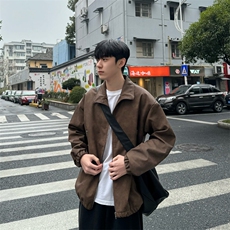 美拉德春季男女外套高街美式hiphop复古拉链夹克服JK08-P85控118，男装夹克，星座218-5