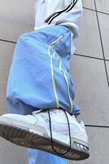休闲裤男士夏季宽松直筒裤子美式青年男生速干运动长裤M5433-p45，男装休闲裤，星座1008