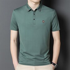 POLO衫男士短袖t恤翻领2023夏季新款潮牌休闲商务男装上衣，男装T恤，电商B212（原钱塘6029）