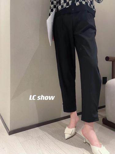 现货夏天时尚洋气西裤百搭时尚，女装，LC裤子