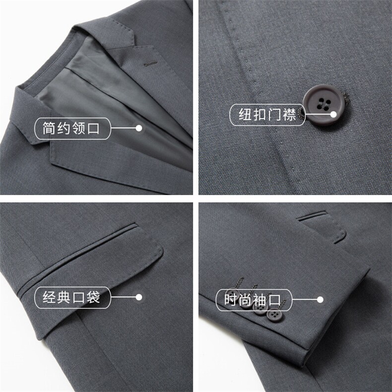 高品质商务休闲西服三件套,男装西服,电商D210