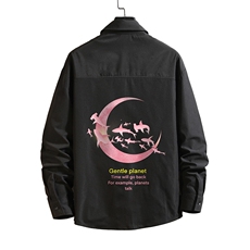 CS15209-P38加绒款-P48长袖衬衫男士大码宽松衬衣男寸衫砖墙，男装衬衫，电商A040A