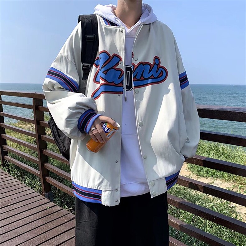 潮流夹克潮男春季棒球领夹克J832P42,男装夹克,星座1116-2