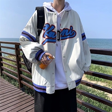 潮流夹克潮男春季棒球领夹克J832P42，男装夹克，星座1116-2