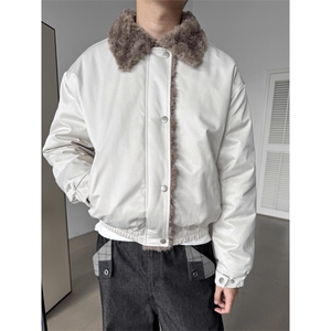 现货WT124-特P93 恒温暖绒毛领天丝棉棉服棉衣图片