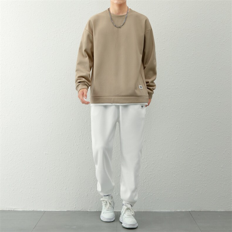 新品休闲运动华夫格套装,男装休闲套装,星座1106-2（原1111B）