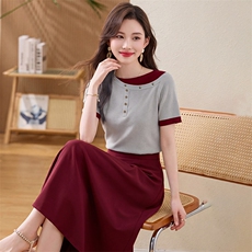 欣贝拉两件套XBL1817，女装套装/套裙，欣贝拉