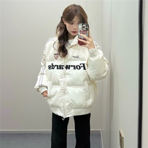 冬季立领棉衣外套男女加厚宽松保暖面包服外套MF8090-P88图片