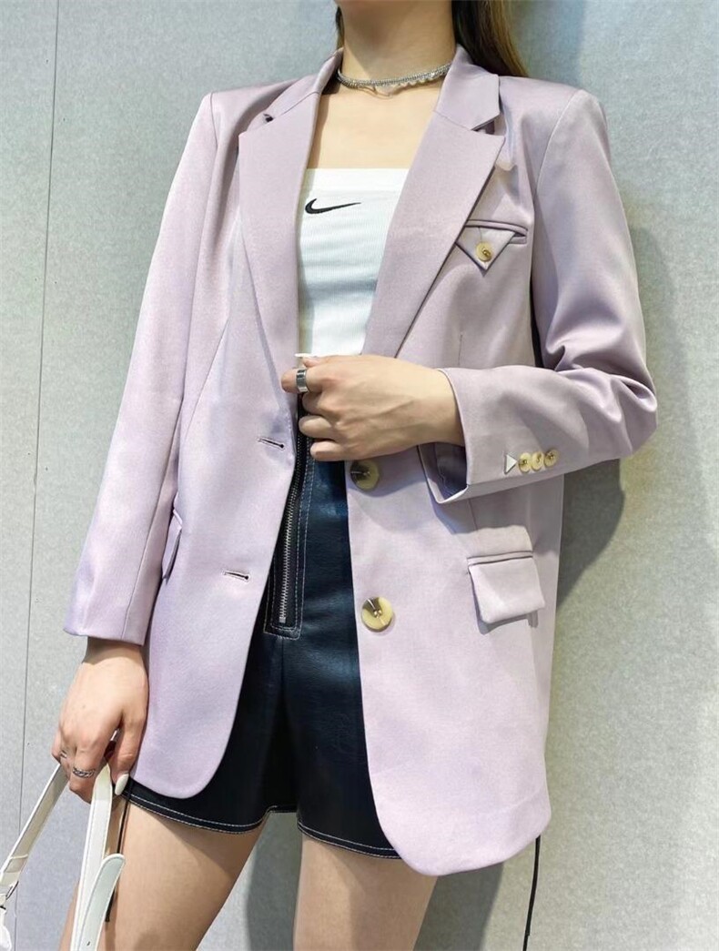 现货秋装新款西装小外套，女装西装，艾涵o