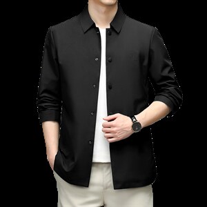 BEA10219钱塘2020-2中年男士夹克外套商务休闲简约百塔数据好P165图片