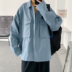 工装夹克男宽松韩版潮流外套休闲百搭秋季帅气潮牌insW1353-P62，男装夹克，星座512-4